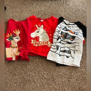 Girls long sleeve holiday collection